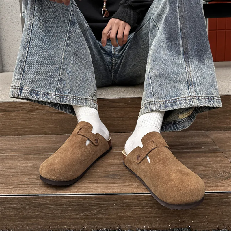 V05 Rubber Sole Slip Resistant Closed Toe Slippers Unisex-27