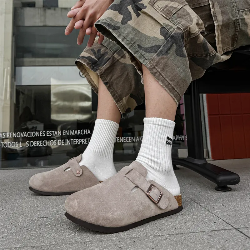 V05 Rubber Sole Slip Resistant Closed Toe Slippers Unisex-17