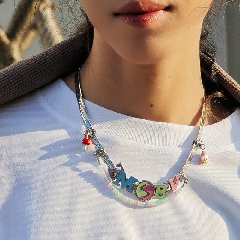 MADE BY DIZON 316 Stainless Steel Necklaces Women's-1