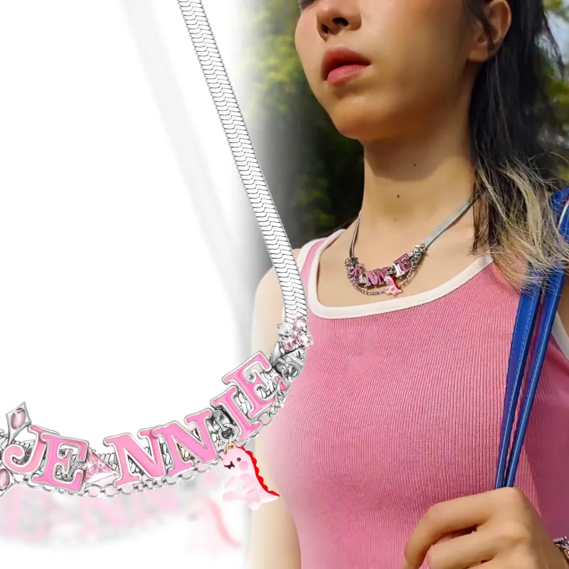 MADE BY DIZON Zircon Necklaces Women's-2