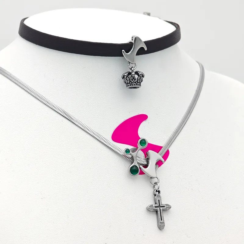 MADE BY DIZON Zircon Necklaces Women's-3