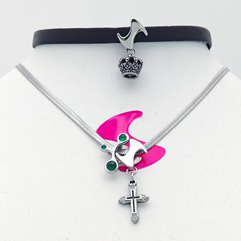 MADE BY DIZON Zircon Necklaces Women's-2