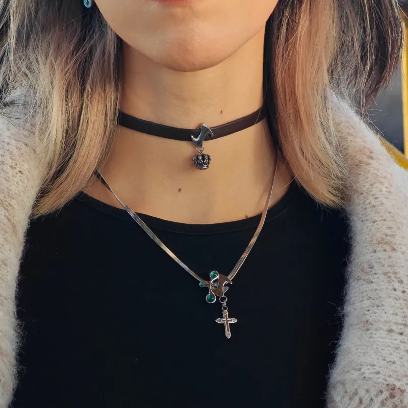 MADE BY DIZON Zircon Necklaces Women's-5