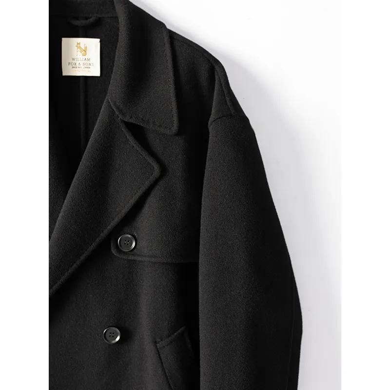 WILLIAM FOX&SONS Coat Unisex Black-2