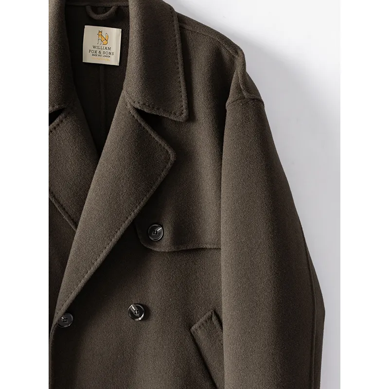WILLIAM FOX&SONS Coats Unisex Coffee-2