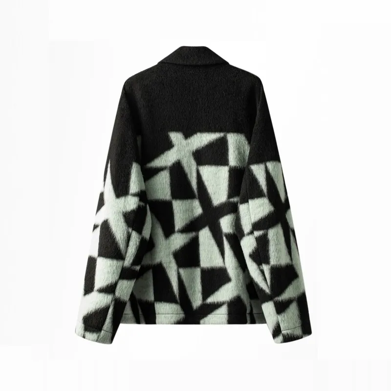 WILLIAM FOX&SONS Jackets Coats Unisex Black Green Multicolor-1