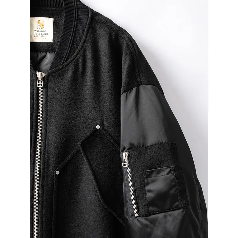 WILLIAM FOX&SONS Puffer Jacket Unisex Black-2