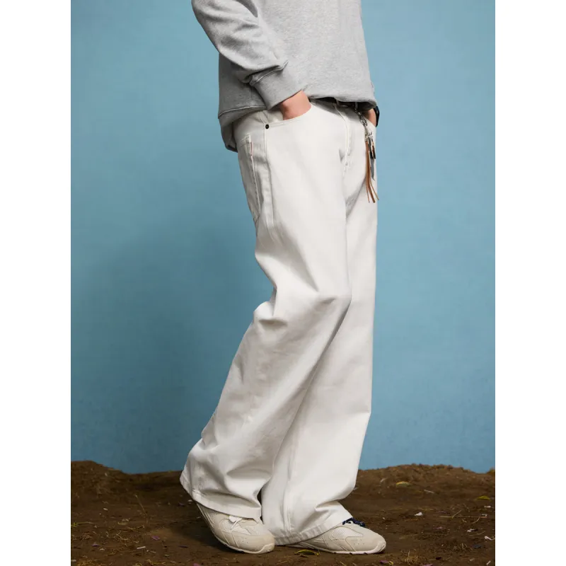 WILLIAM FOX&SONS Jeans Unisex Raw White-3