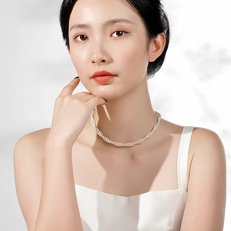 LOVING Freshwater Pearl Necklaces Women's-3