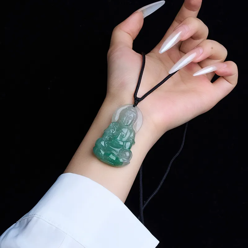 LOVING African Emerald Necklaces Unisex-6