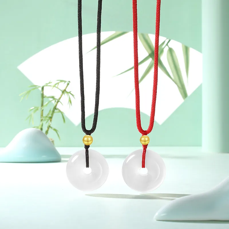 LOVING Chalcedony Necklaces Unisex-1
