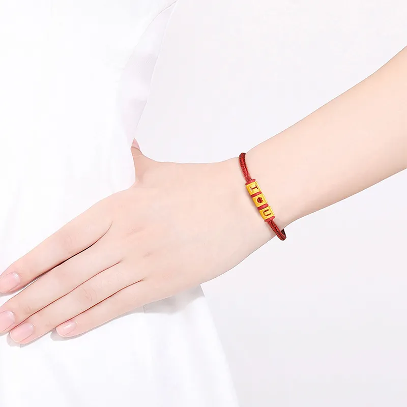 LOVING Gold Bracelet Unisex-2