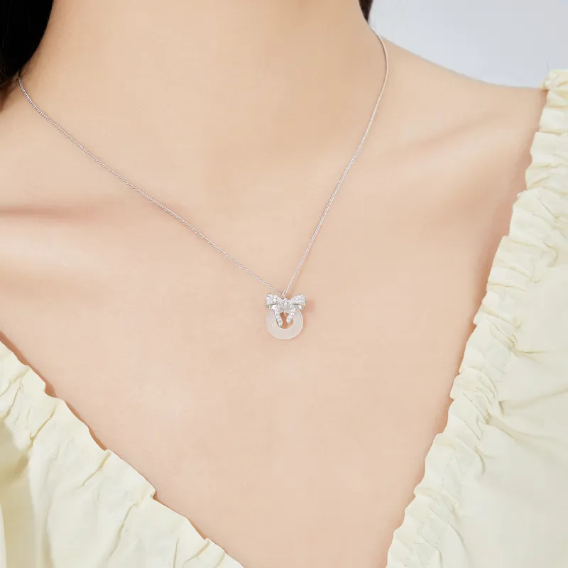 Lao Feng Xiang Agate Necklaces Women's-4