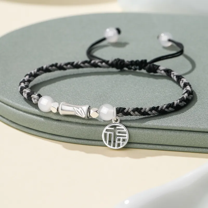 Lao Feng Xiang Chalcedony Bracelets Unisex-9
