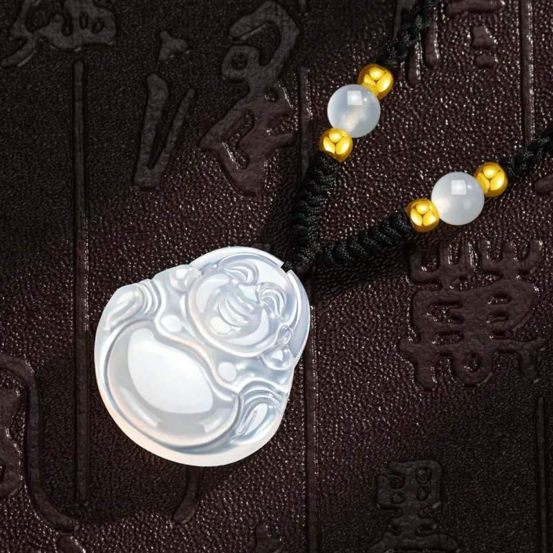 Lao Feng Xiang Chalcedony Necklaces Women's-1