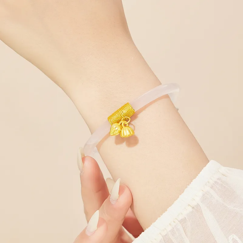 Lao Feng Xiang Chalcedony Bangles Women's-3