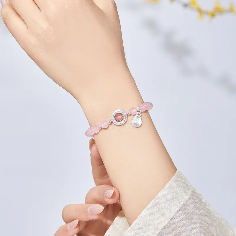 Lao Feng Xiang Agate Bracelets Unisex-1