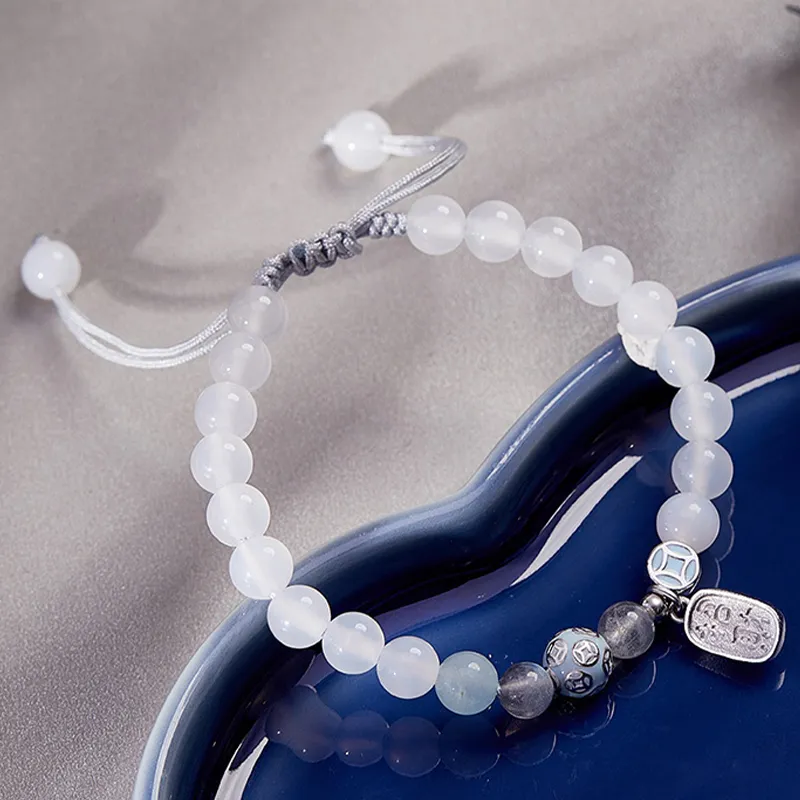 Lao Feng Xiang Chalcedony Bracelets Women's-2