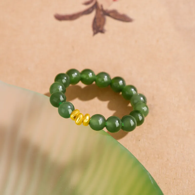 Lao Feng Xiang Rings Jasper Women's-5