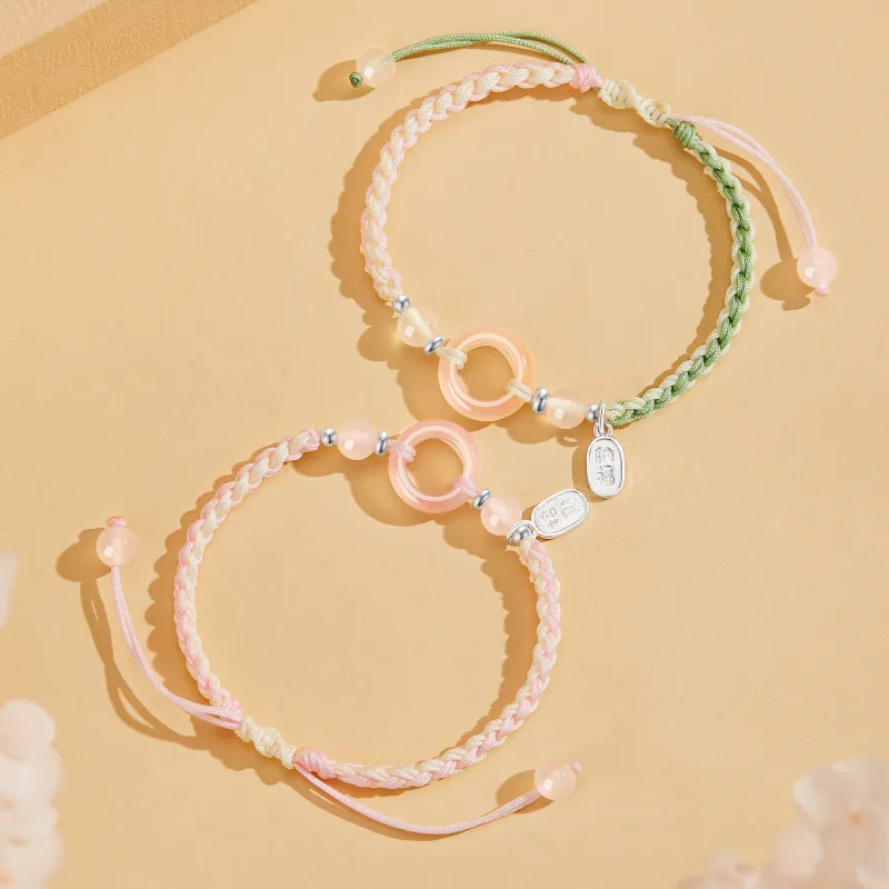 Lao Feng Xiang Chalcedony Bracelets Unisex-5