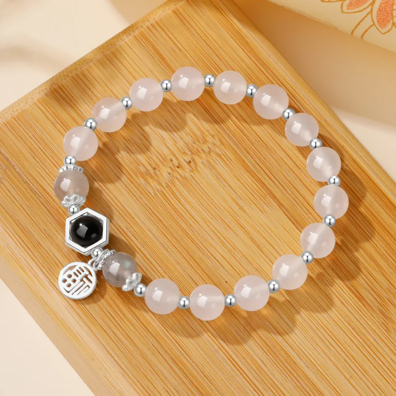 Lao Feng Xiang Obsidian Jade Bracelets Unisex-6