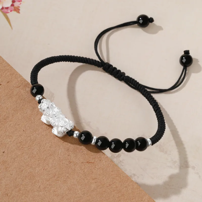 Lao Feng Xiang Agate Bracelets Unisex-7