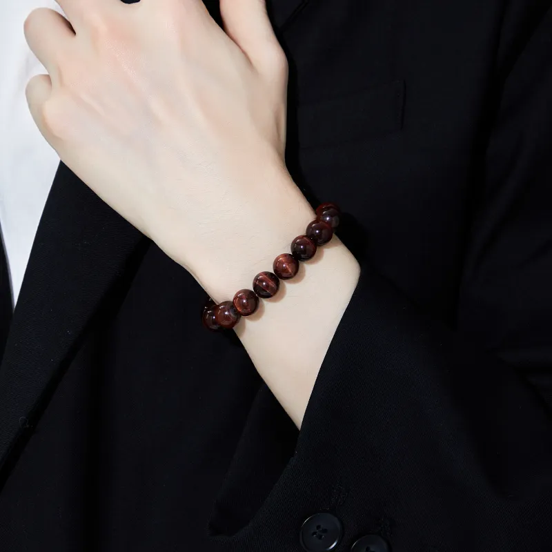 Lao Feng Xiang Tiger's Eye Stone Bracelets Men's-4