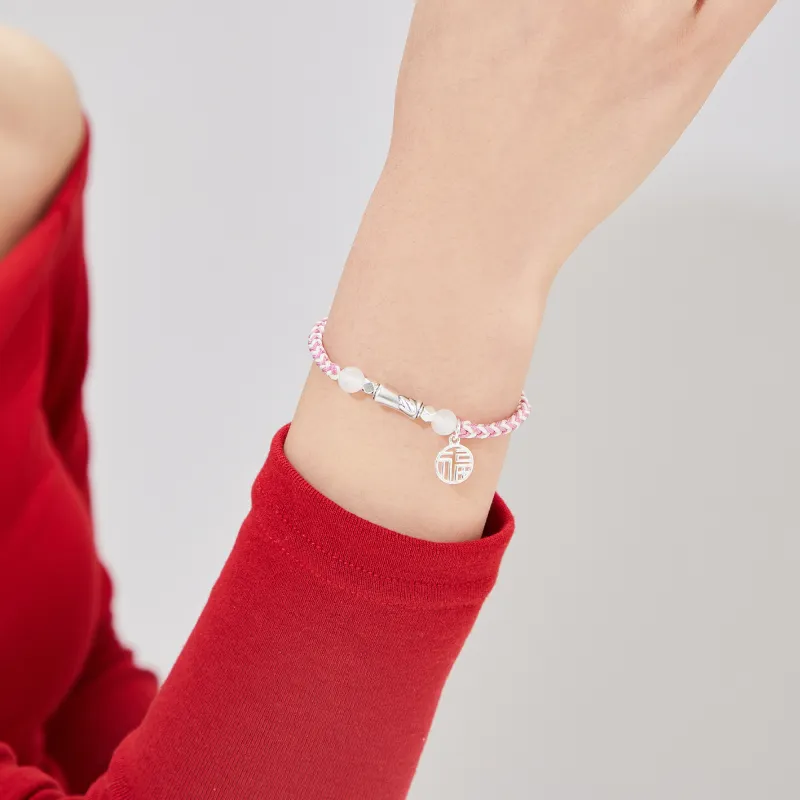 Lao Feng Xiang Chalcedony Bracelets Unisex-4