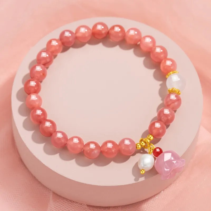 Lao Feng Xiang Agate Jade Bracelets Women's-3