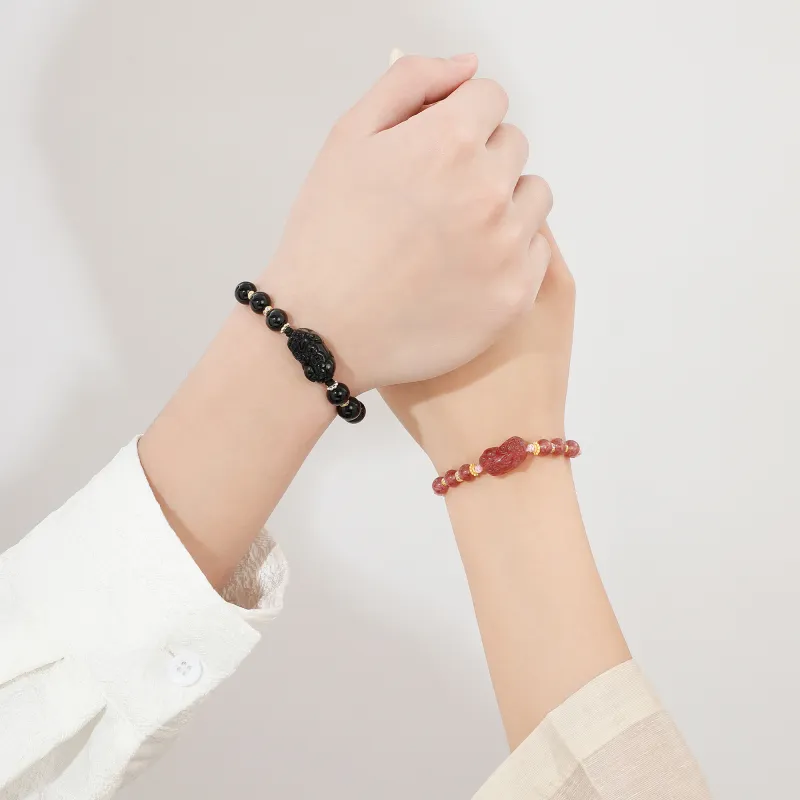 Lao Feng Xiang Obsidian Bracelets Unisex-14