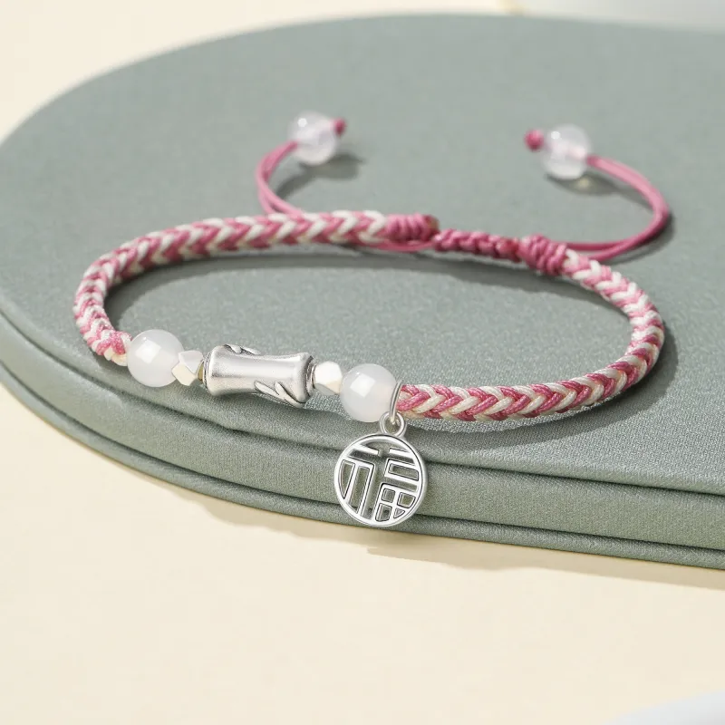 Lao Feng Xiang Chalcedony Bracelets Unisex-3