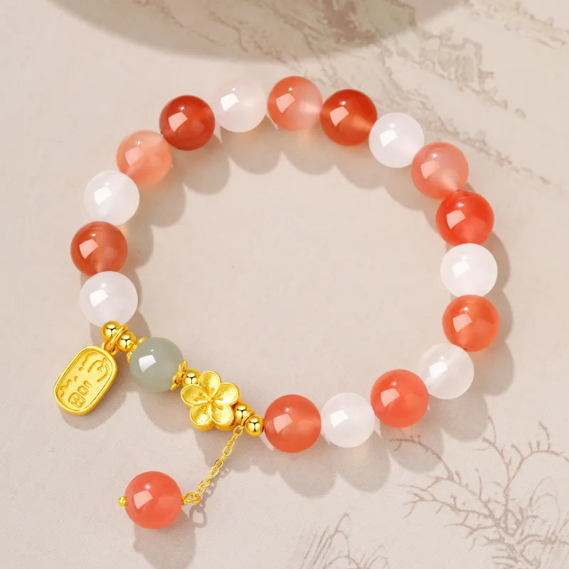 Lao Feng Xiang Chalcedony Bracelets Women's-5