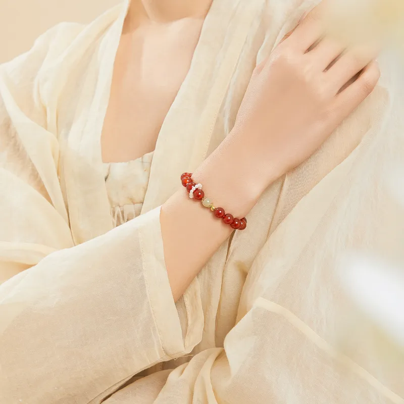 Lao Feng Xiang Agate Jade Bracelets Women's-6