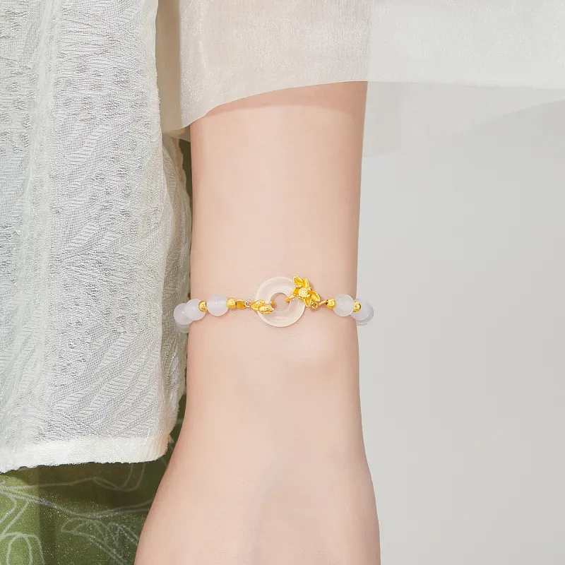 Lao Feng Xiang Chalcedony Bracelets Women's-2