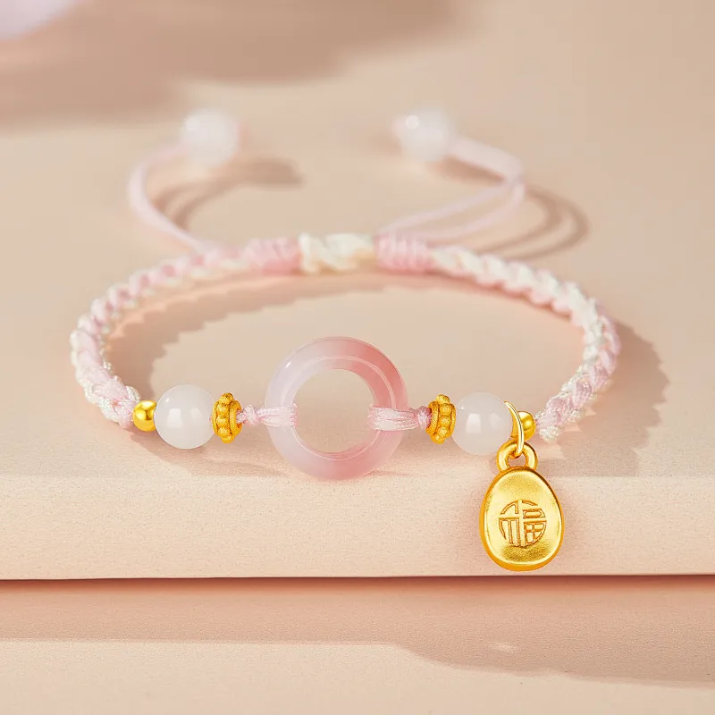 Lao Feng Xiang Agate Bracelets Unisex-12