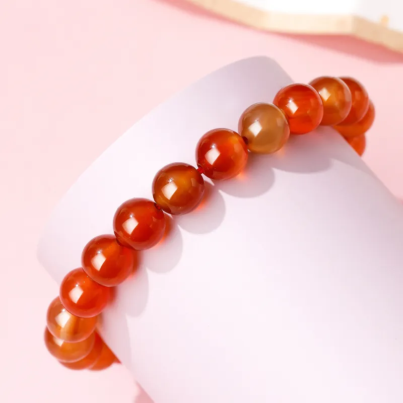 Lao Feng Xiang Natural Chalcedony Bracelets Women's-5