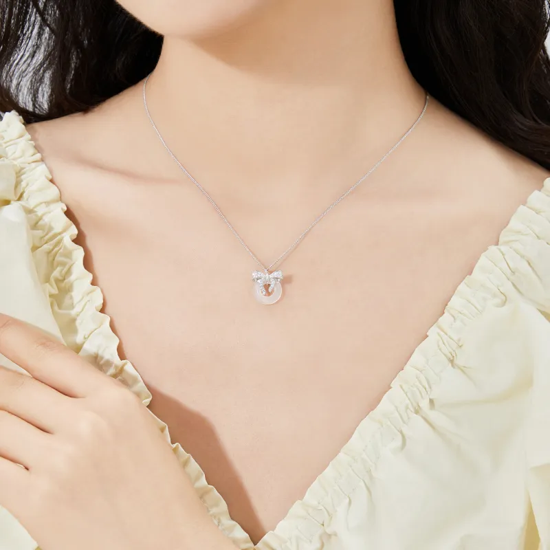 Lao Feng Xiang Agate Necklaces Women's-6