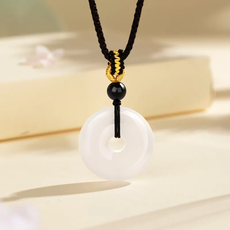 Lao Feng Xiang Chalcedony Necklaces Women's-2