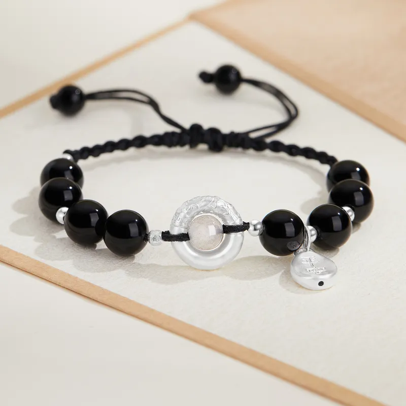 Lao Feng Xiang Agate Bracelets Unisex-9