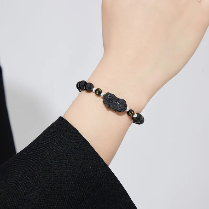 Lao Feng Xiang Obsidian Bracelets Unisex-8