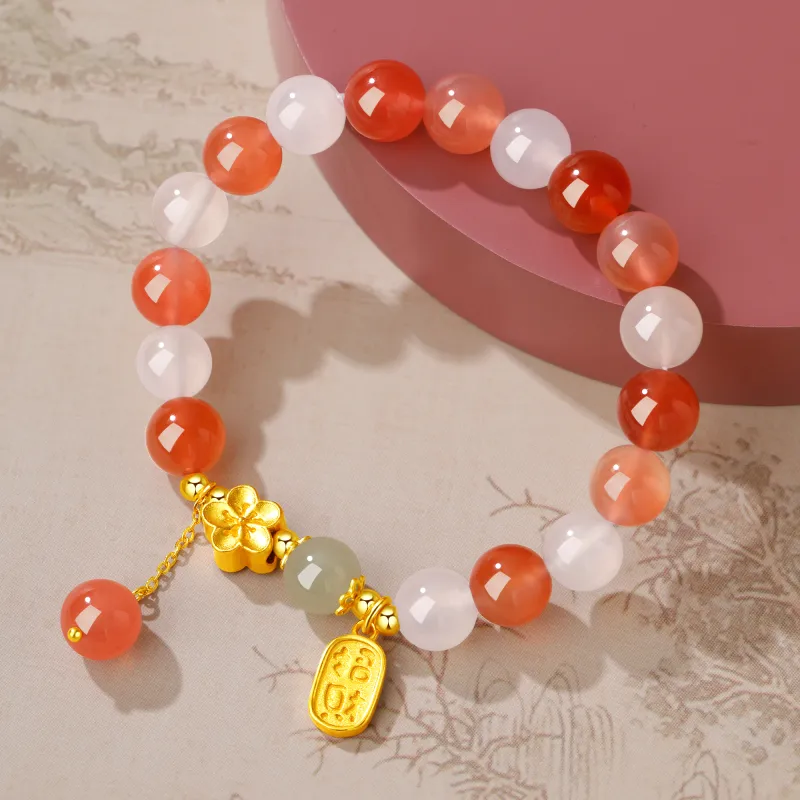 Lao Feng Xiang Chalcedony Bracelets Women's-7