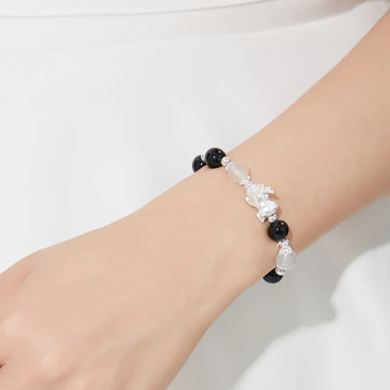 Lao Feng Xiang Agate Bracelets Unisex-3