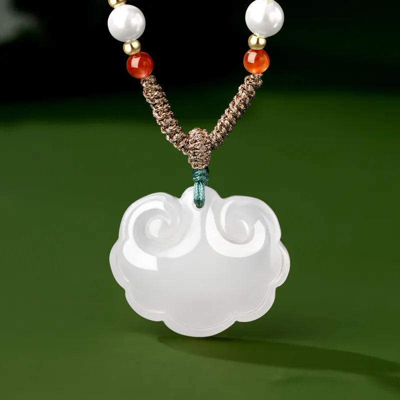 Lao Feng Xiang Chalcedony Necklaces Women's-2