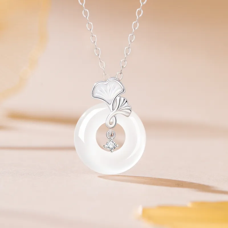 Lao Feng Xiang Chalcedony Necklaces Women's-2