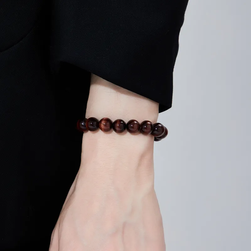 Lao Feng Xiang Tiger's Eye Stone Bracelets Men's-6