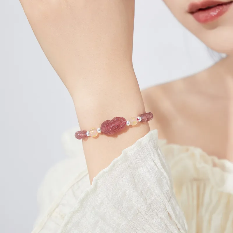 Lao Feng Xiang Obsidian Bracelets Unisex-14