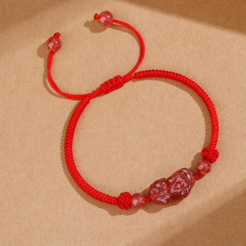 Lao Feng Xiang Chalcedony Bracelets Unisex-6