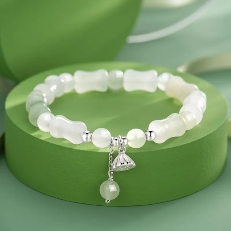 Lao Feng Xiang Tianshan Jade Bracelets Women's-5