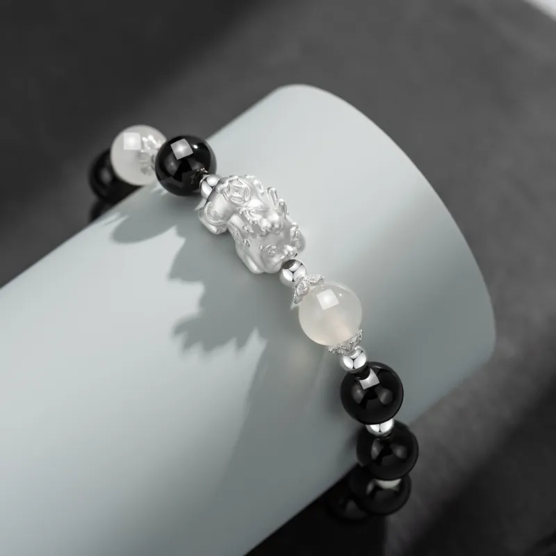 Lao Feng Xiang Agate Bracelets Unisex-2