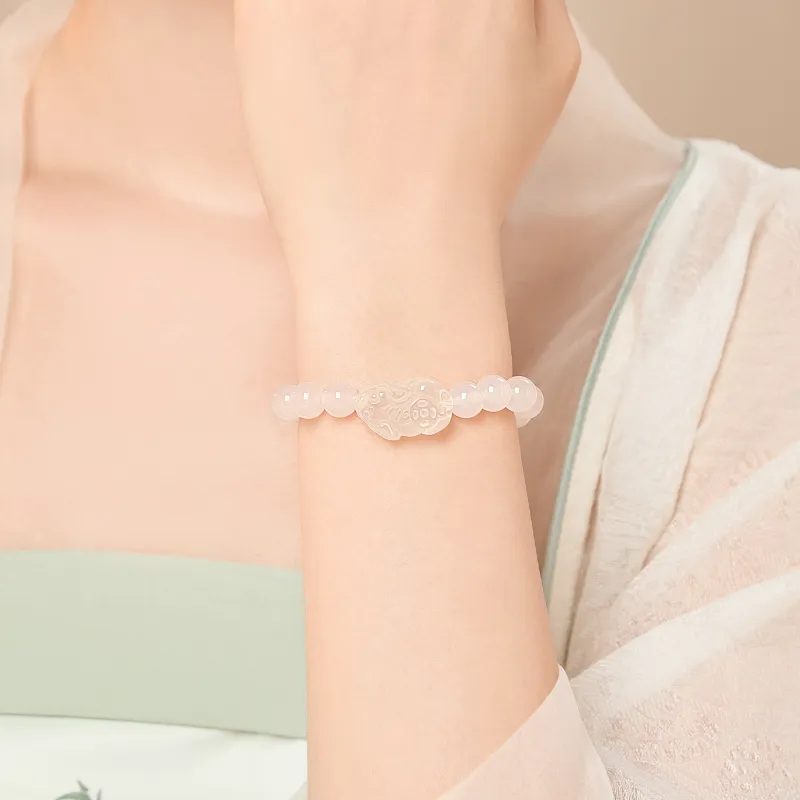 Lao Feng Xiang Chalcedony Bracelets Women's-3
